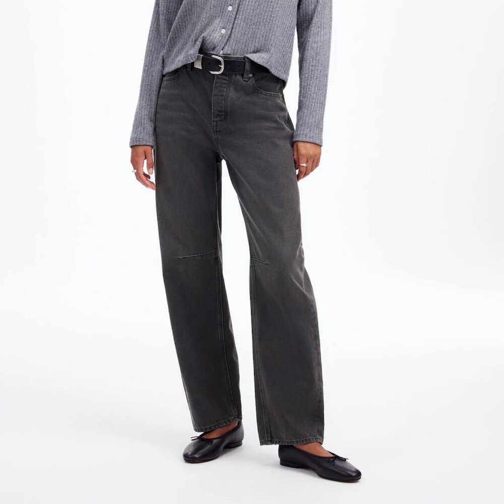GUC Madewell Darted Barrel-Leg Jean - Size 27